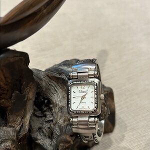 Vivani Silver Square Dial Watch